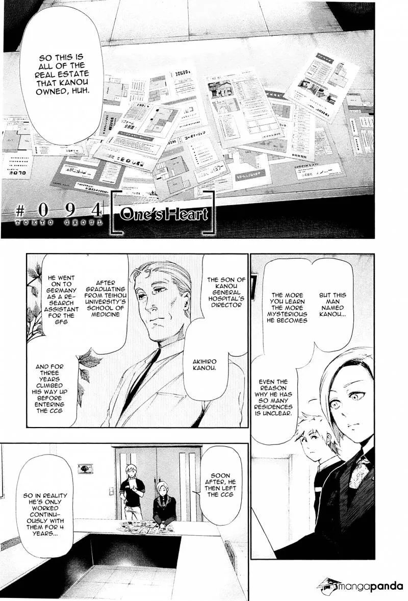 Tokyo Ghoul Chapter 94 page 1 - MangaNato