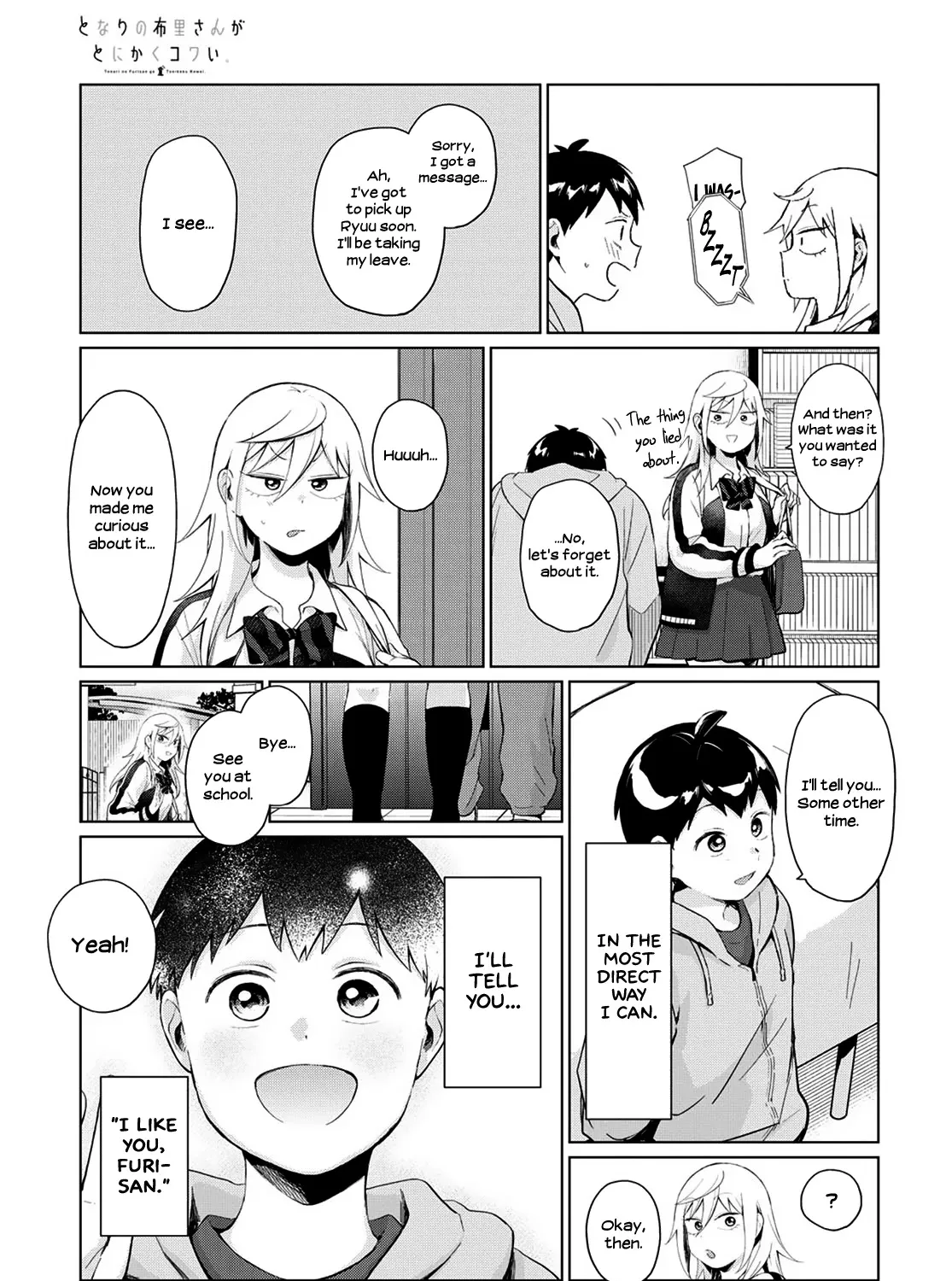 Tonari no Furi-san ga Tonikaku Kowai Chapter 27 page 21 - MangaKakalot