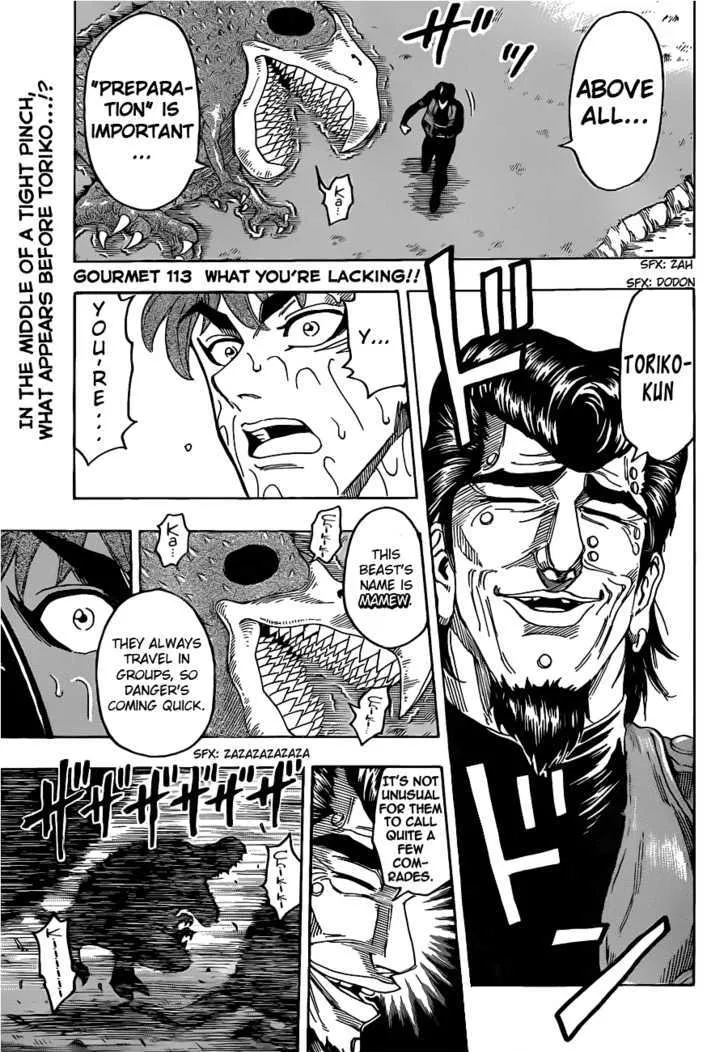 Toriko Chapter 113 page 3 - MangaNato