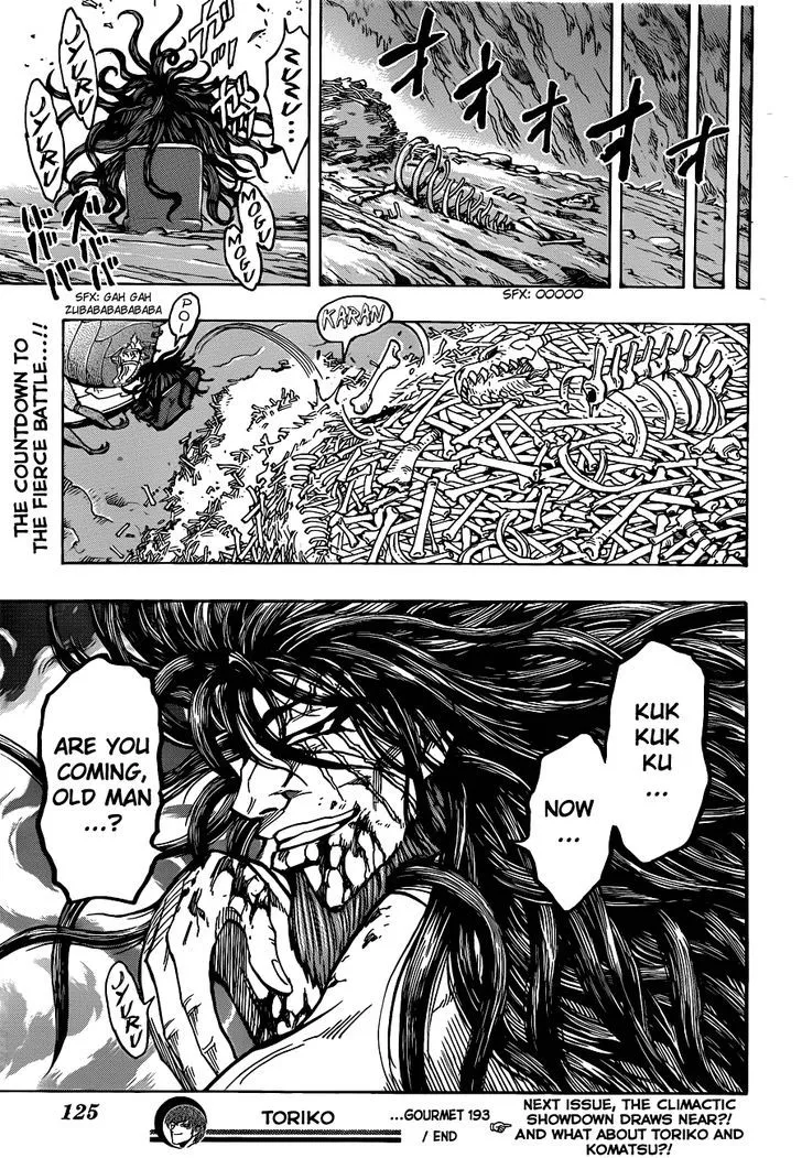 Toriko Chapter 193 page 17 - MangaNato