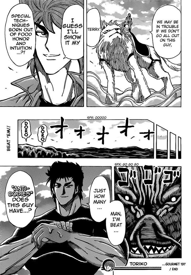 Toriko Chapter 197 page 17 - MangaNato