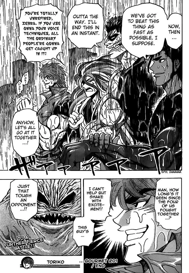 Toriko Chapter 201 page 16 - MangaNato