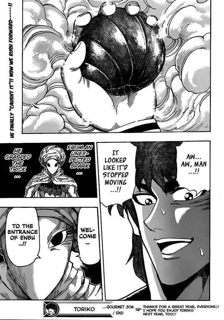 Toriko Chapter 306 page 17 - MangaNato