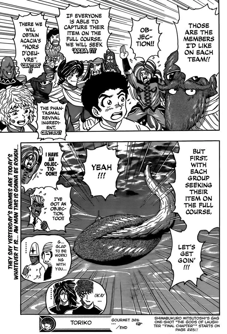 Toriko Chapter 326 page 19 - MangaKakalot