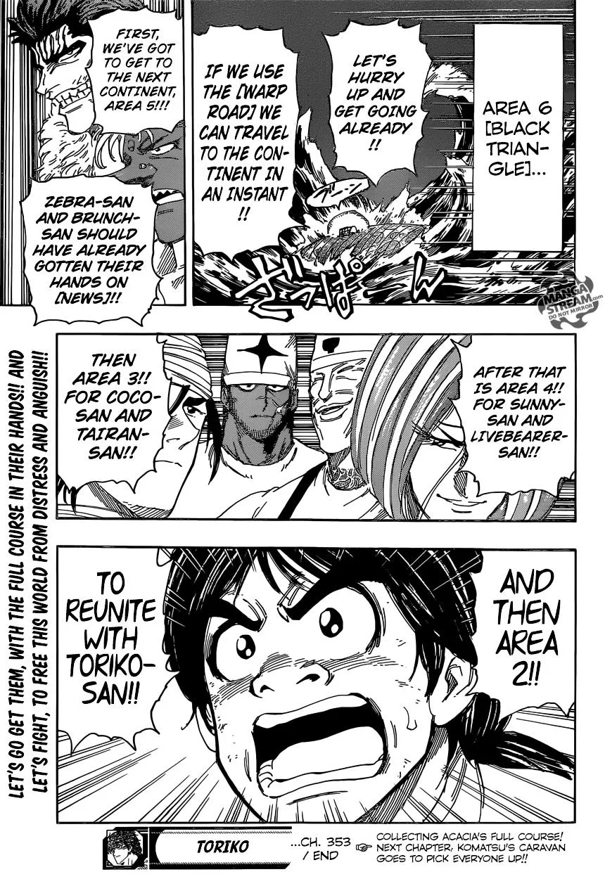 Toriko Chapter 353 page 19 - MangaNato