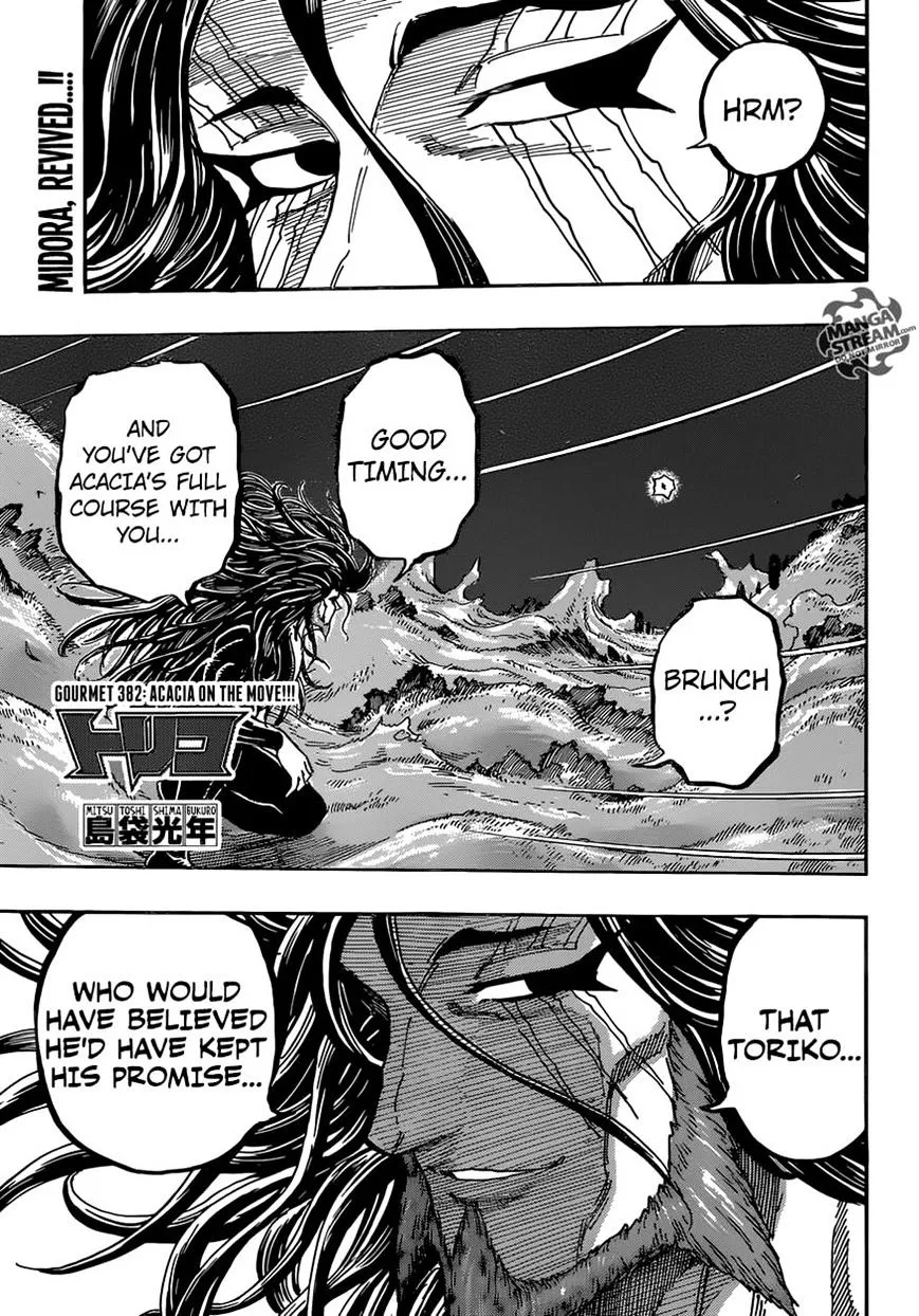 Toriko Chapter 382 page 1 - MangaNato