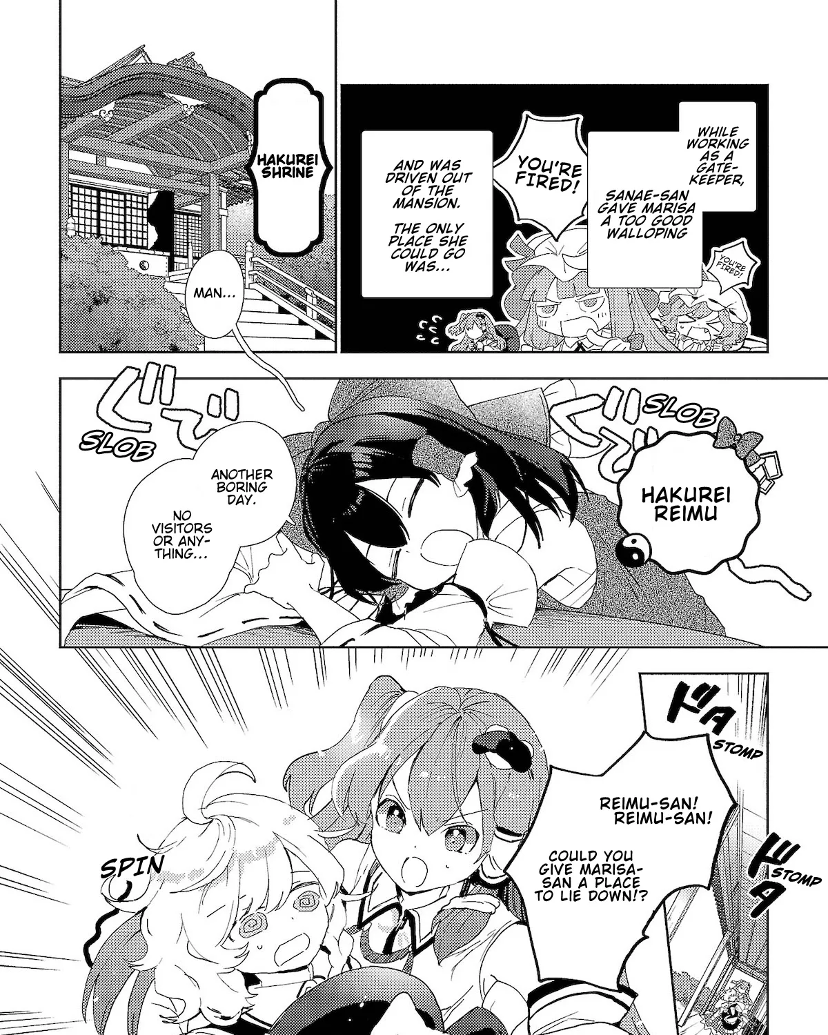 Touhou -  Sanae-san Is on the Run! Chapter 3.1 page 3 - MangaNato