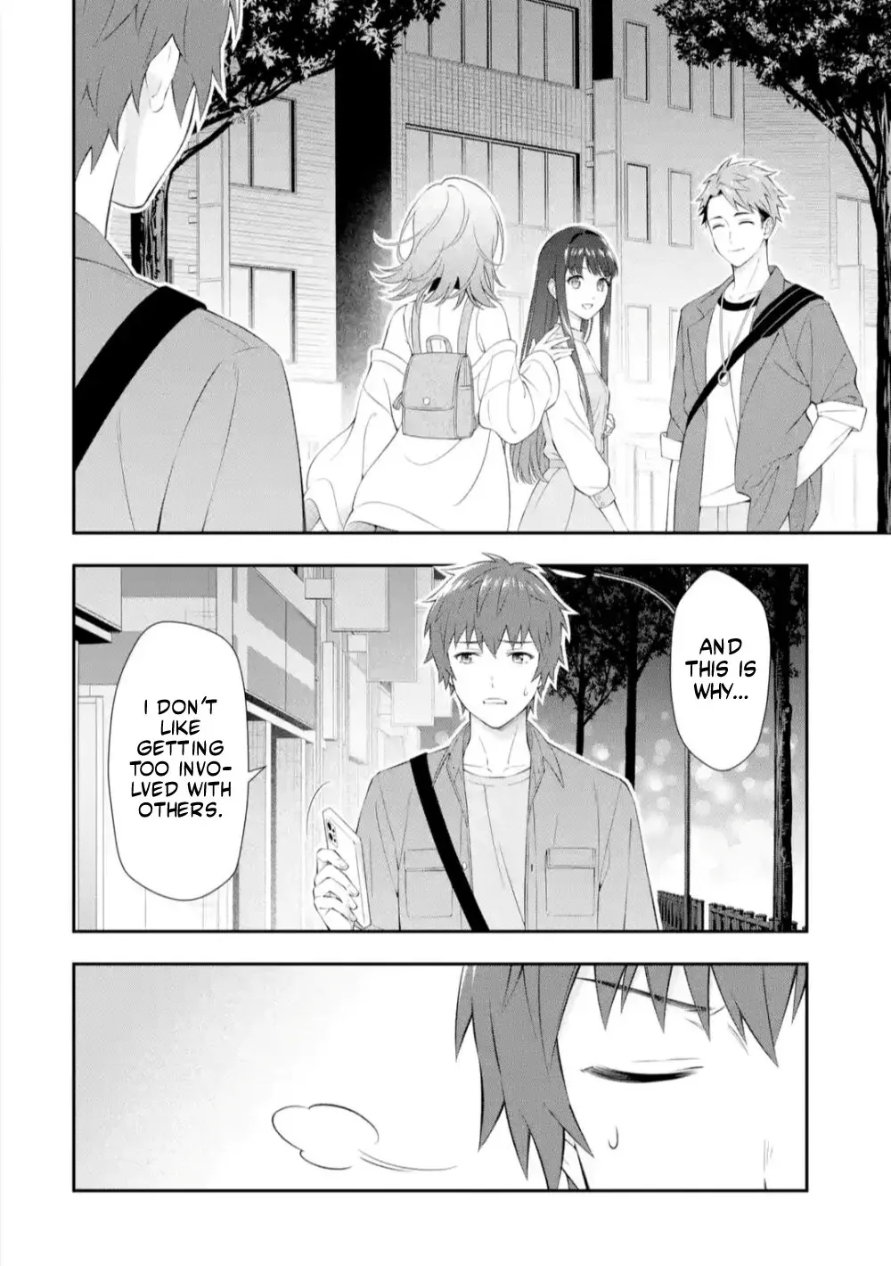 Toumei na Yoru ni Kakeru-kun to, Me ni Mienai Koi wo Shita. Chapter 1.1 page 23 - MangaNato