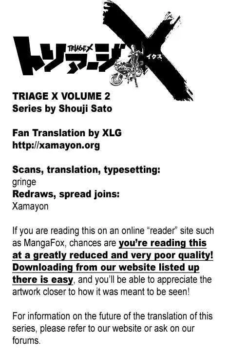 Triage X Chapter 10 page 1 - MangaNato