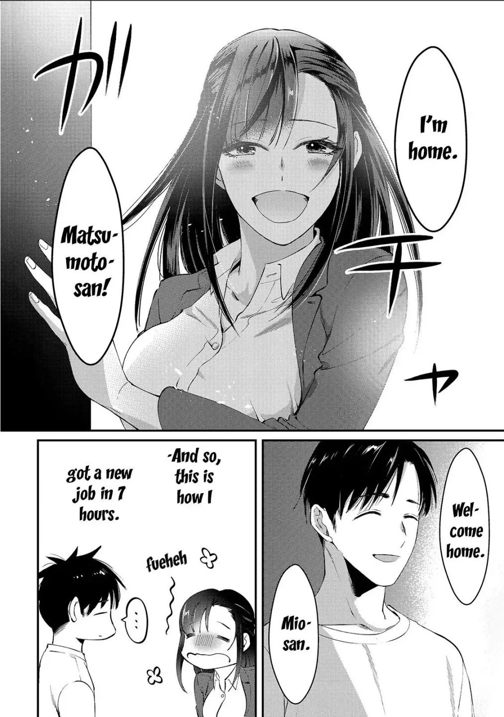 Tsuki 50-man Moratte mo Ikigai no Nai Tonari no Onee-san ni 30-man de Yatowarete "Okaeri" tte Iu Oshigoto ga Tanoshii Chapter 1 page 29 - MangaKakalot