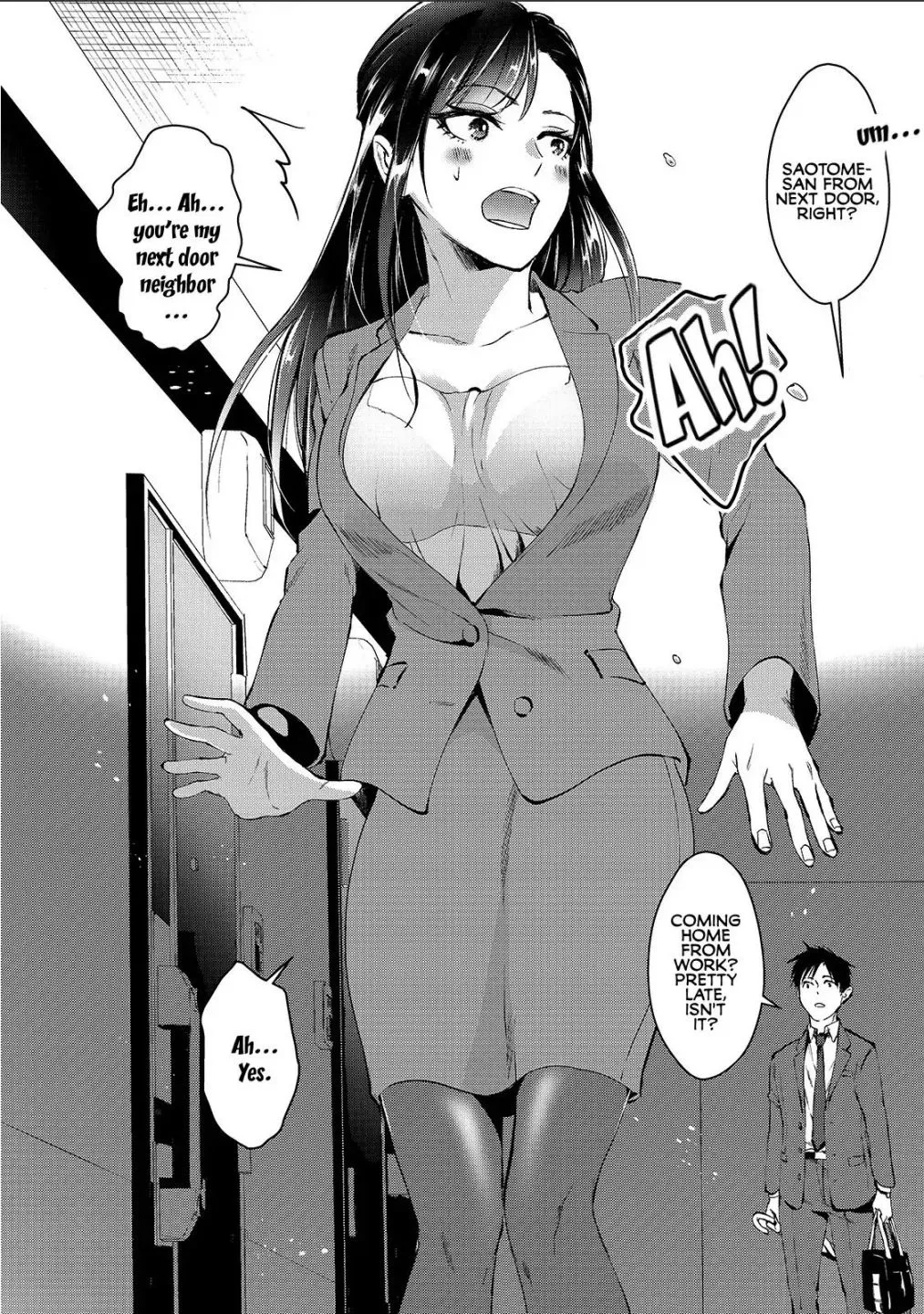 Tsuki 50-man Moratte mo Ikigai no Nai Tonari no Onee-san ni 30-man de Yatowarete "Okaeri" tte Iu Oshigoto ga Tanoshii Chapter 1 page 5 - MangaKakalot