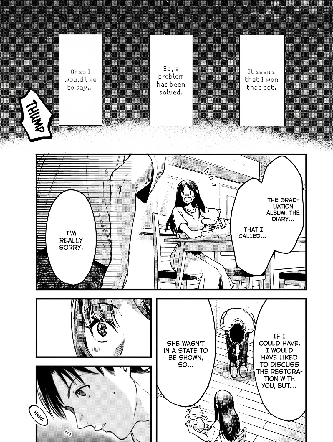 Tsuki 50-man Moratte mo Ikigai no Nai Tonari no Onee-san ni 30-man de Yatowarete "Okaeri" tte Iu Oshigoto ga Tanoshii Chapter 12 page 50 - MangaKakalot