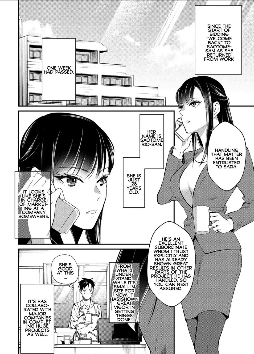 Tsuki 50-man Moratte mo Ikigai no Nai Tonari no Onee-san ni 30-man de Yatowarete "Okaeri" tte Iu Oshigoto ga Tanoshii Chapter 2 page 3 - MangaKakalot