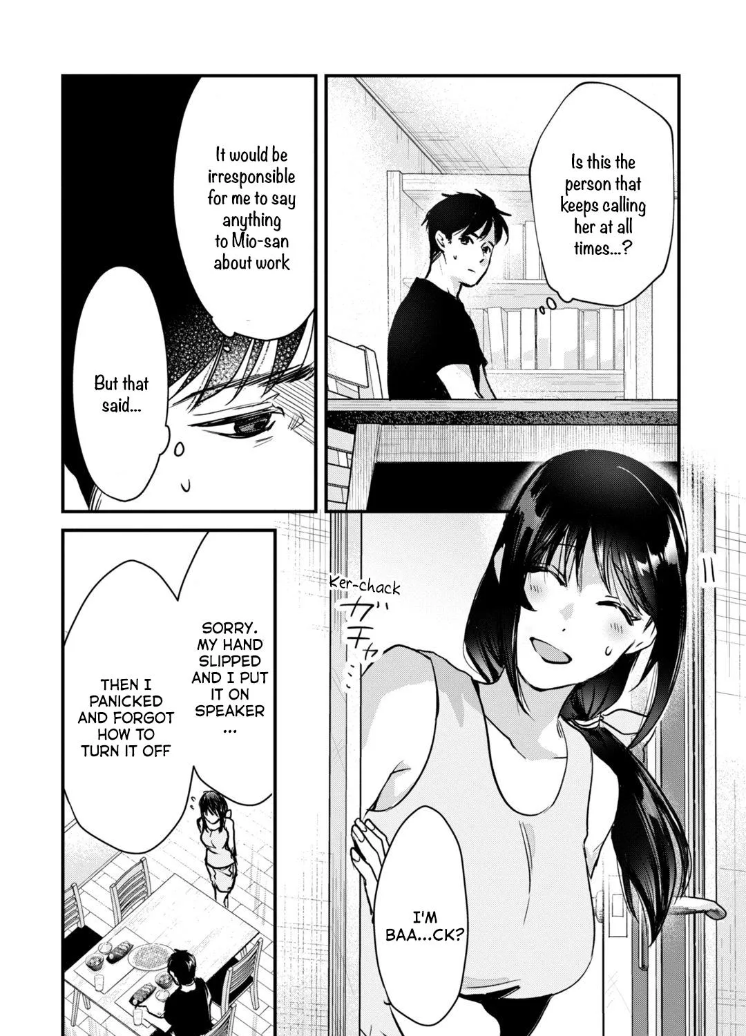 Tsuki 50-man Moratte mo Ikigai no Nai Tonari no Onee-san ni 30-man de Yatowarete "Okaeri" tte Iu Oshigoto ga Tanoshii Chapter 20 page 44 - MangaKakalot