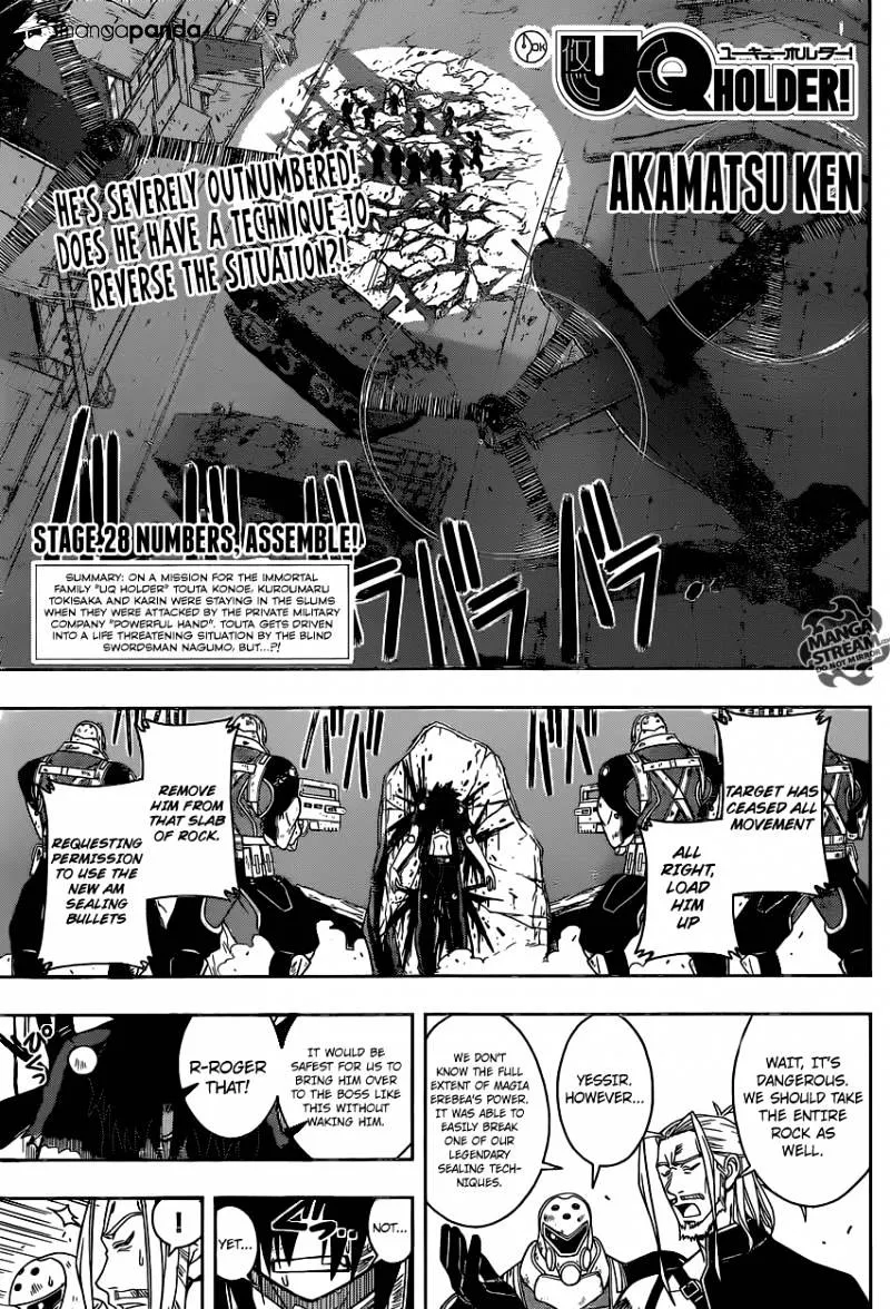 Uq Holder! Chapter 28 page 1 - MangaNato