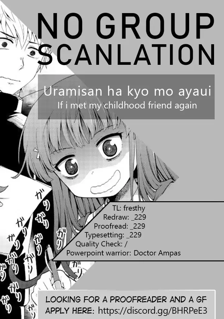 Urami-san wa Kyou mo Ayaui Chapter 1 page 22 - MangaNato