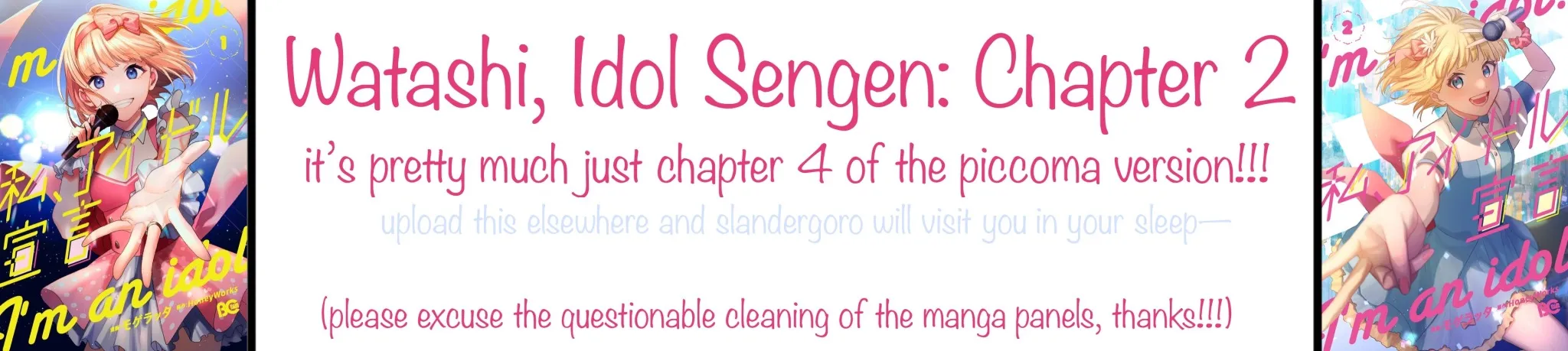 Watashi, Idol Sengen Chapter 2 page 1 - MangaNato