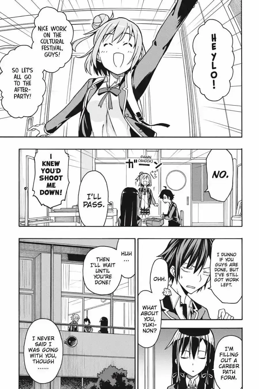 Yahari Ore No Seishun Love Come Wa Machigatteiru @comic Chapter 43 page 21 - MangaNato