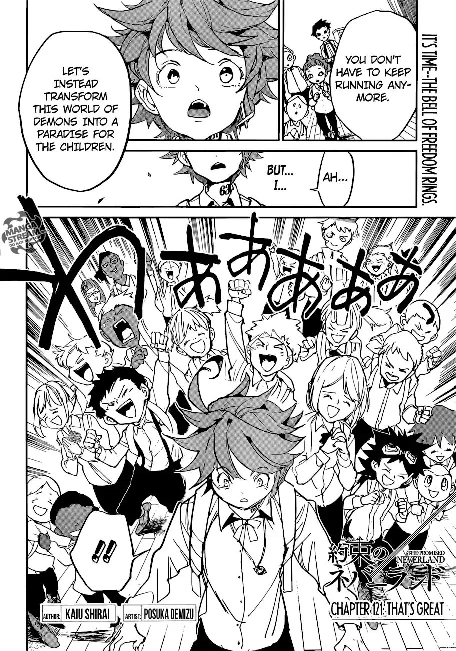 Yakusoku No Neverland Chapter 121 page 3 - MangaKakalot