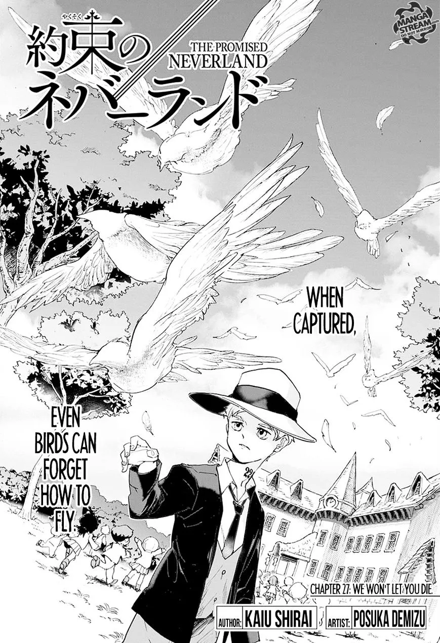 Yakusoku No Neverland Chapter 27 page 1 - MangaKakalot