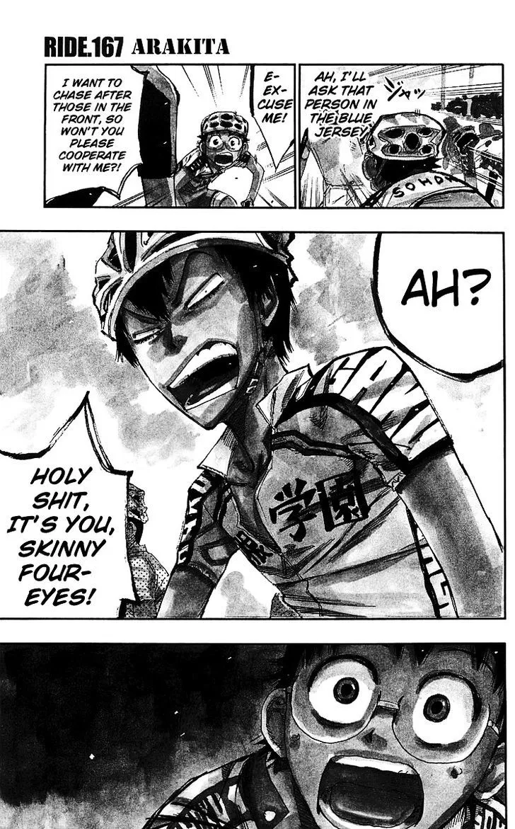 Yowamushi Pedal Chapter 167 page 1 - MangaKakalot