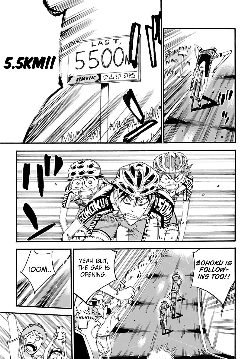 Yowamushi Pedal Chapter 496 page 15 - MangaKakalot