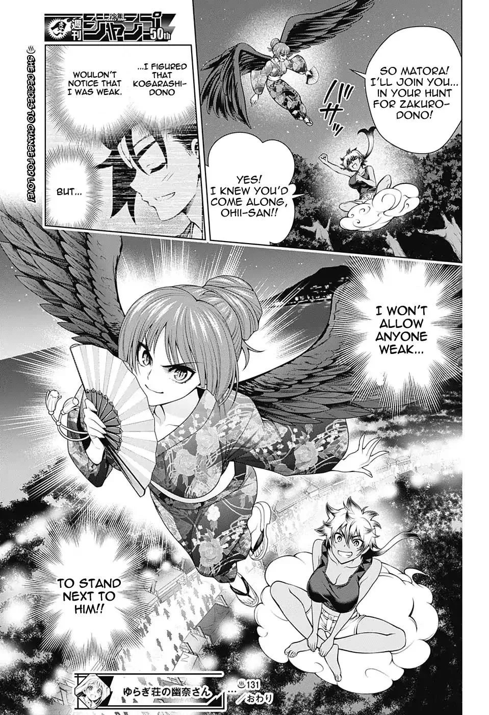 Yuragi-Sou No Yuuna-San Chapter 131 page 19 - MangaKakalot