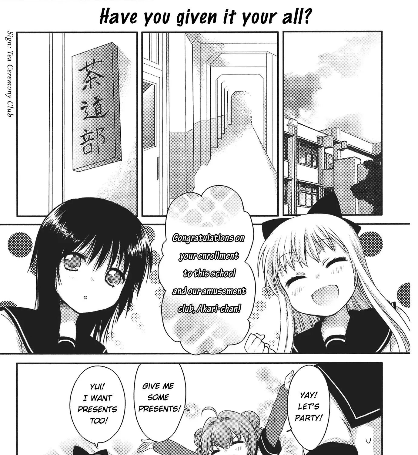 Yuru Yuri Chapter 1 page 1 - MangaKakalot