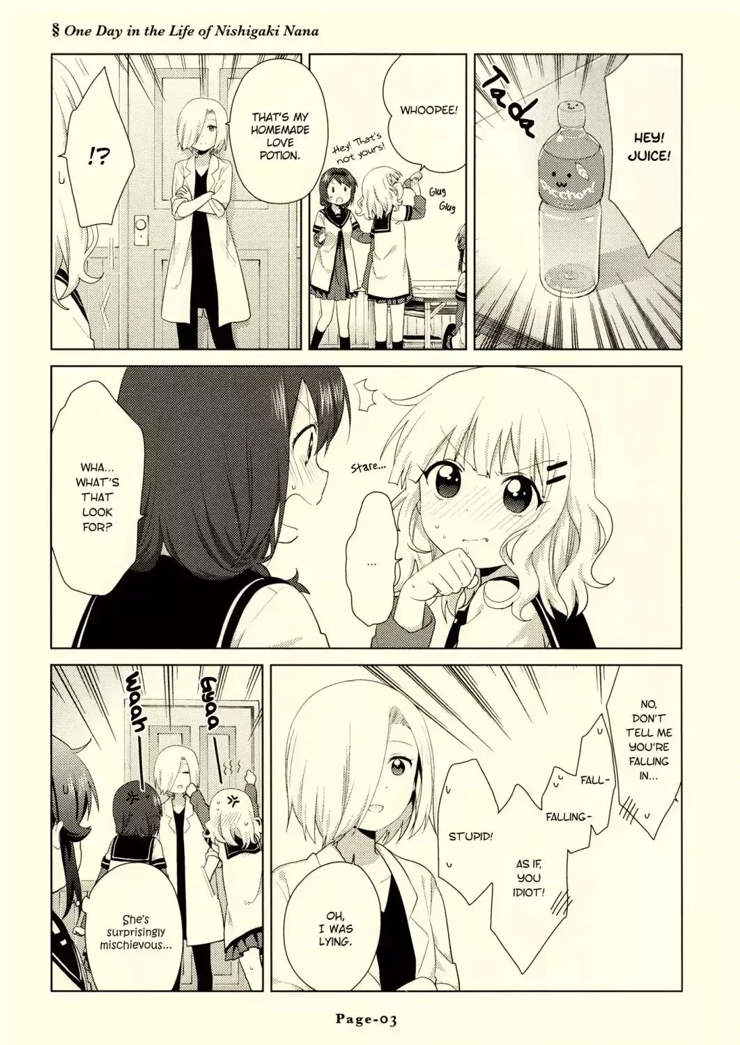 Yuru Yuri Chapter 2.2 page 4 - MangaKakalot