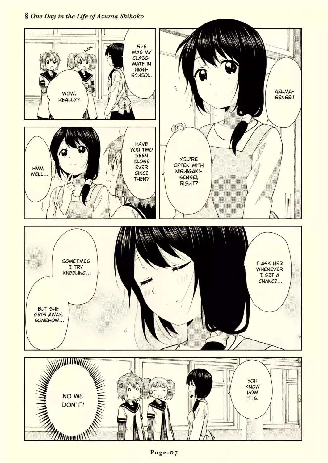 Yuru Yuri Chapter 2.2 page 8 - MangaKakalot