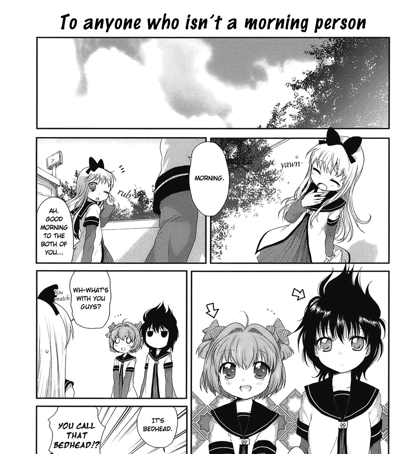 Yuru Yuri Chapter 3 page 1 - MangaKakalot