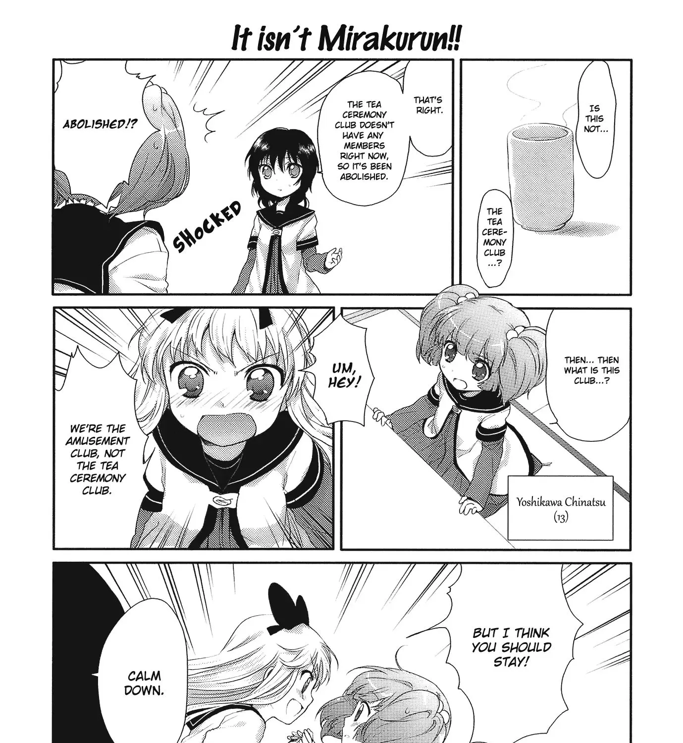 Yuru Yuri Chapter 4 page 3 - MangaKakalot