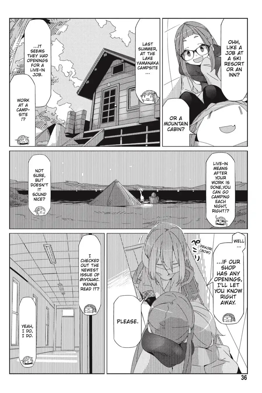 Yurucamp Chapter 30 page 8 - MangaNato