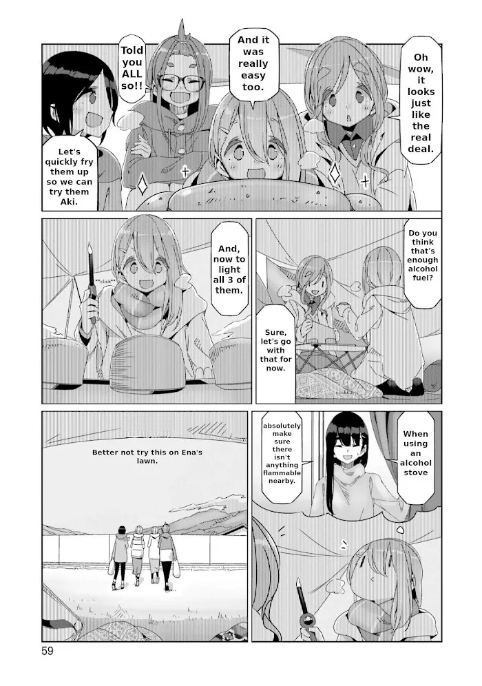 Yurucamp Chapter 55 page 8 - MangaNato