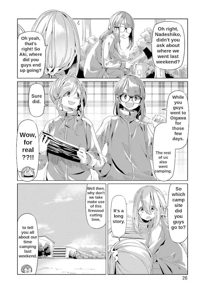 Yurucamp Chapter 64 page 28 - MangaNato