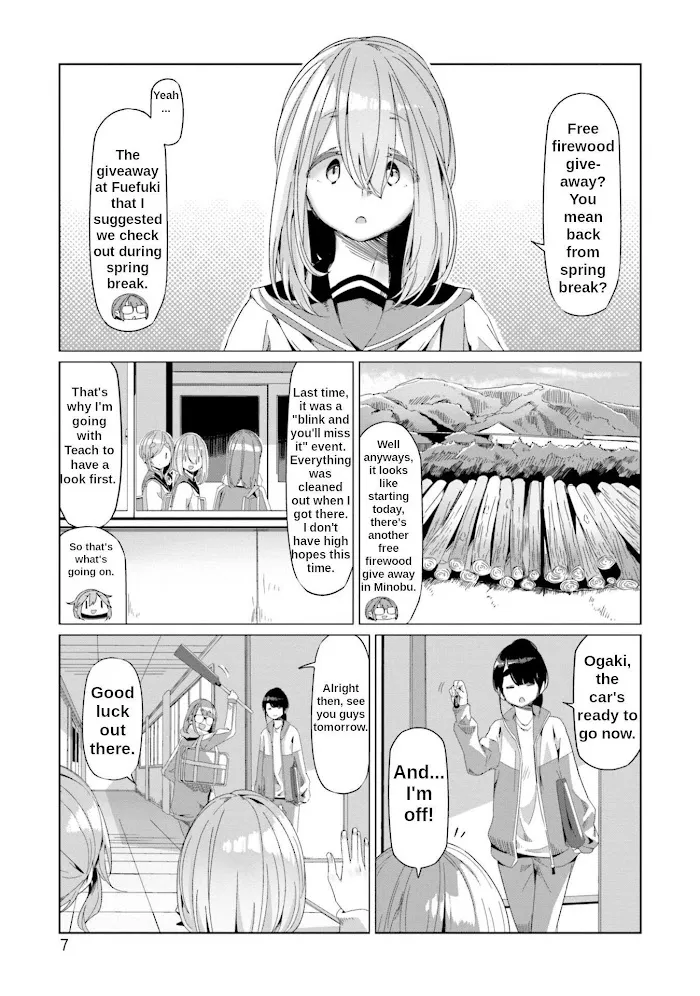 Yurucamp Chapter 64 page 9 - MangaNato