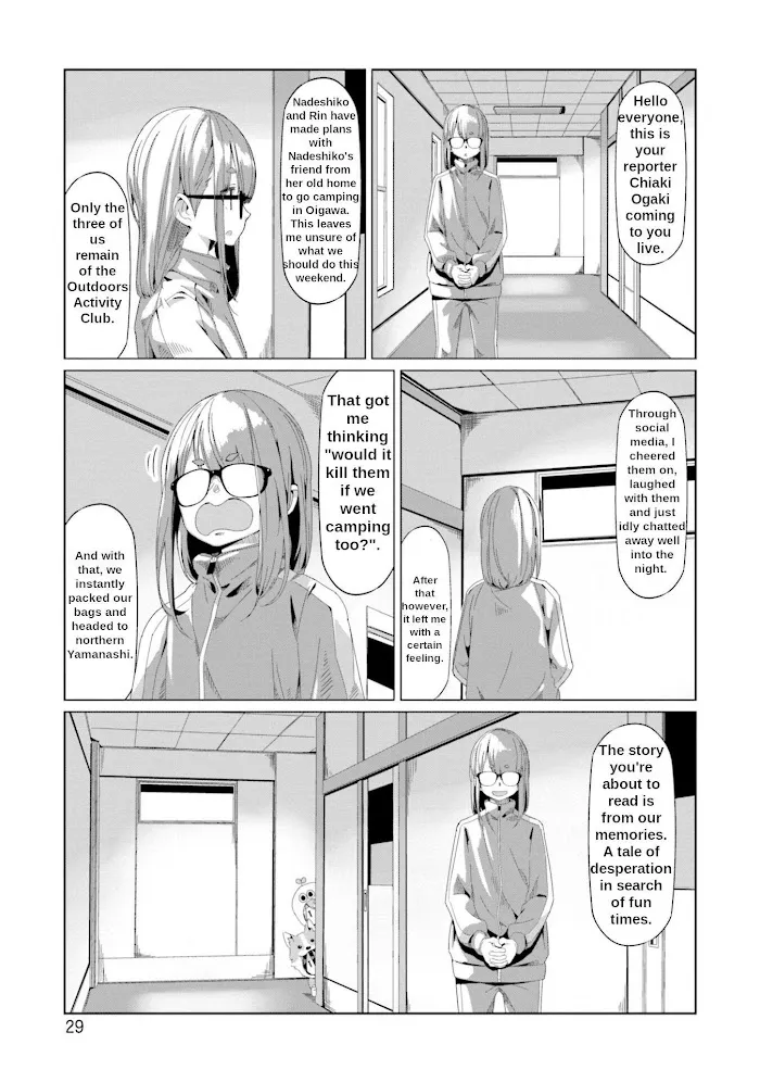 Yurucamp Chapter 65 page 1 - MangaNato