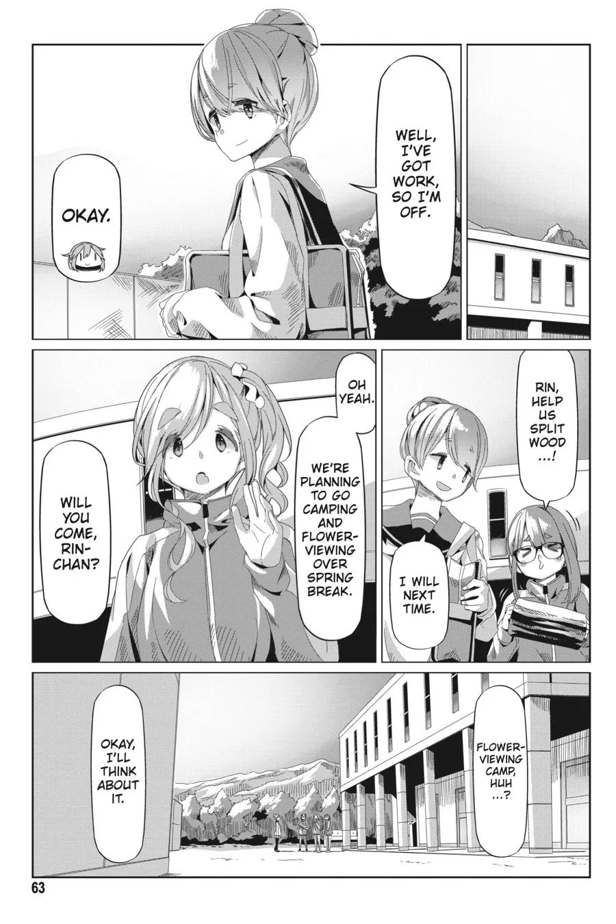 Yurucamp Chapter 66 page 9 - MangaNato