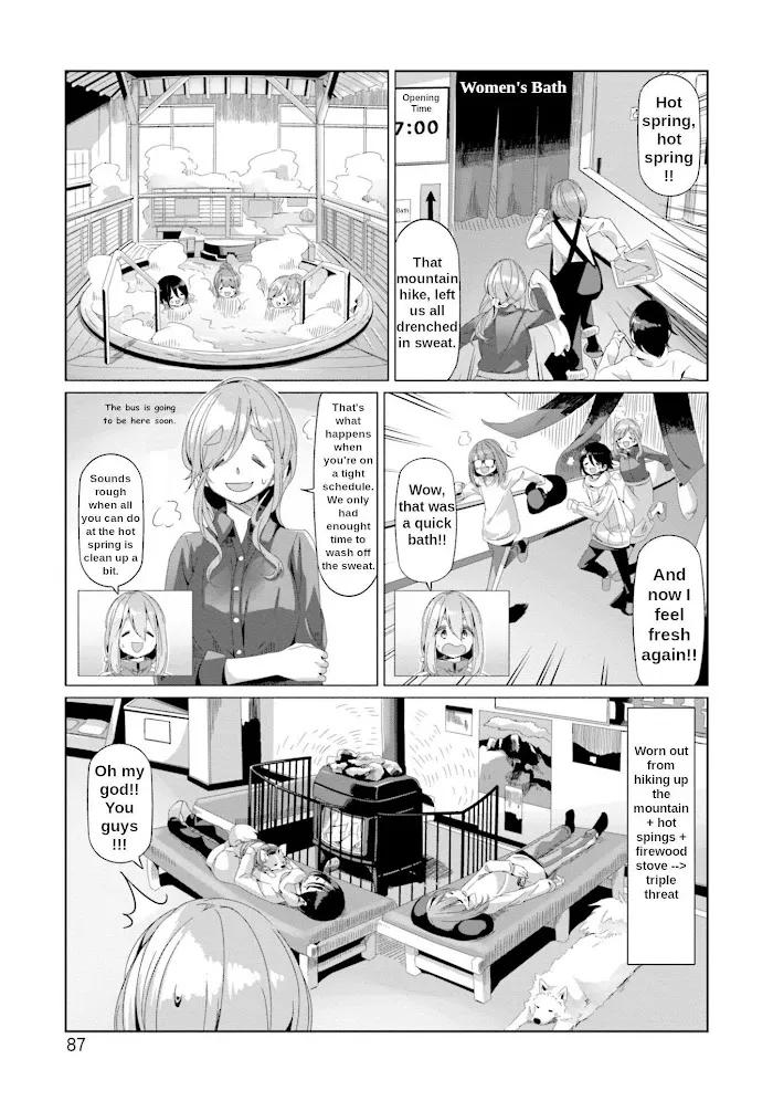 Yurucamp Chapter 67 page 8 - MangaNato