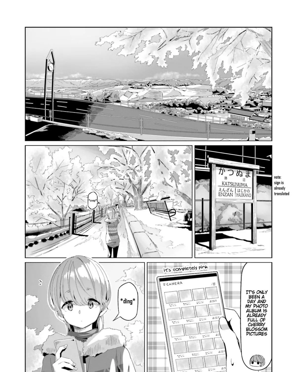 Yurucamp Chapter 72 page 35 - MangaNato