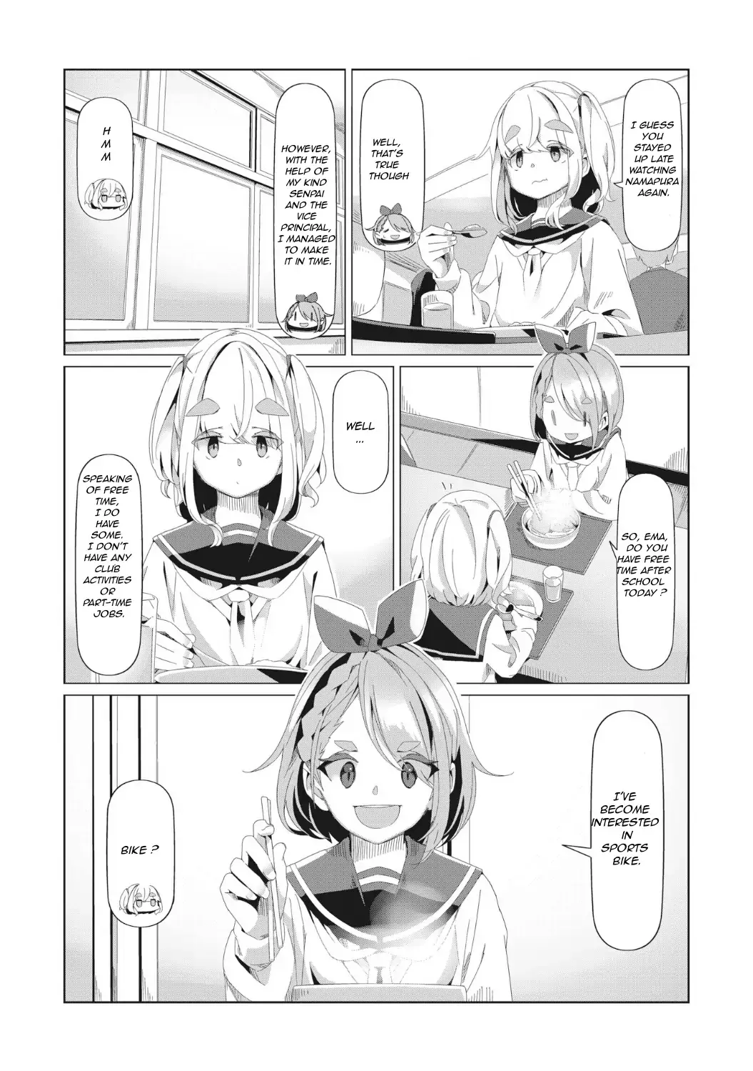 Yurucamp Chapter 78 page 26 - MangaNato