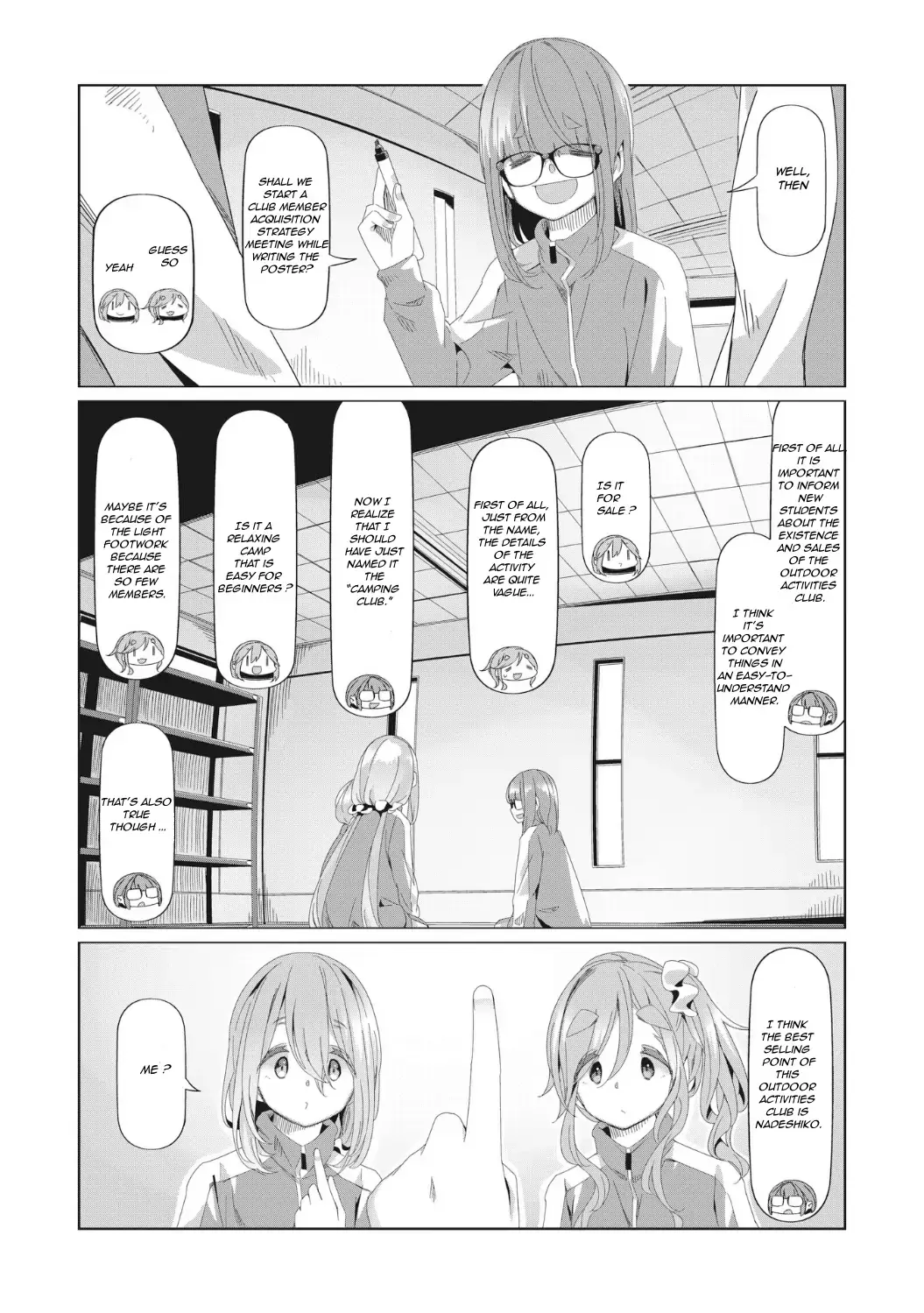 Yurucamp Chapter 78 page 10 - MangaNato