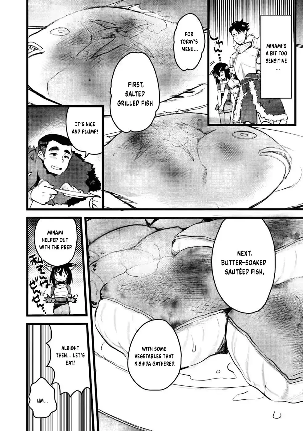 Yuusha ni Narenakatta Sanbaka Trio wa, Kyou mo Otoko Meshi wo Koshiraeru. Chapter 6 page 22 - MangaKakalot