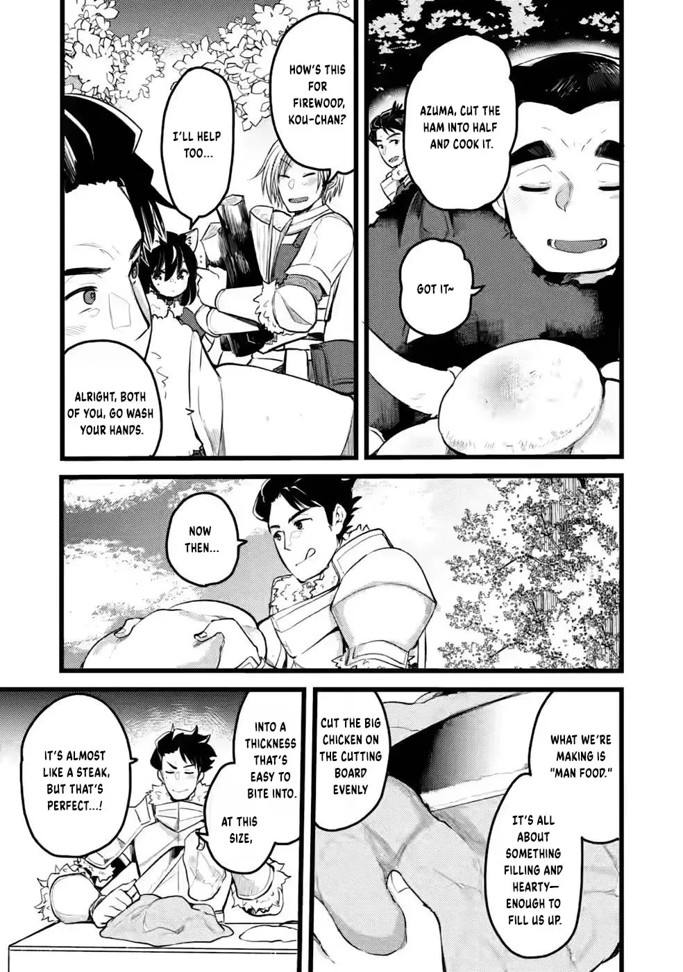 Yuusha ni Narenakatta Sanbaka Trio wa, Kyou mo Otoko Meshi wo Koshiraeru. Chapter 6 page 29 - MangaKakalot