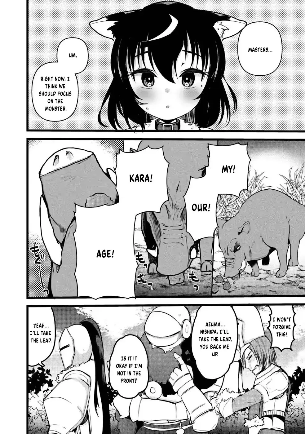 Yuusha ni Narenakatta Sanbaka Trio wa, Kyou mo Otoko Meshi wo Koshiraeru. Chapter 6 page 38 - MangaKakalot