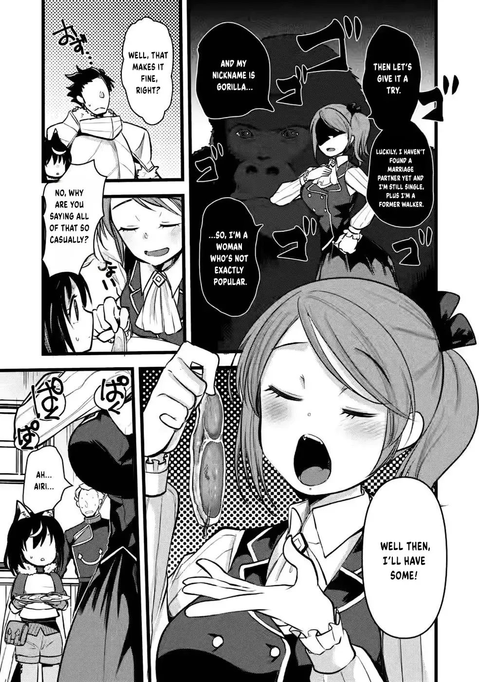 Yuusha ni Narenakatta Sanbaka Trio wa, Kyou mo Otoko Meshi wo Koshiraeru. Chapter 8 page 7 - MangaKakalot