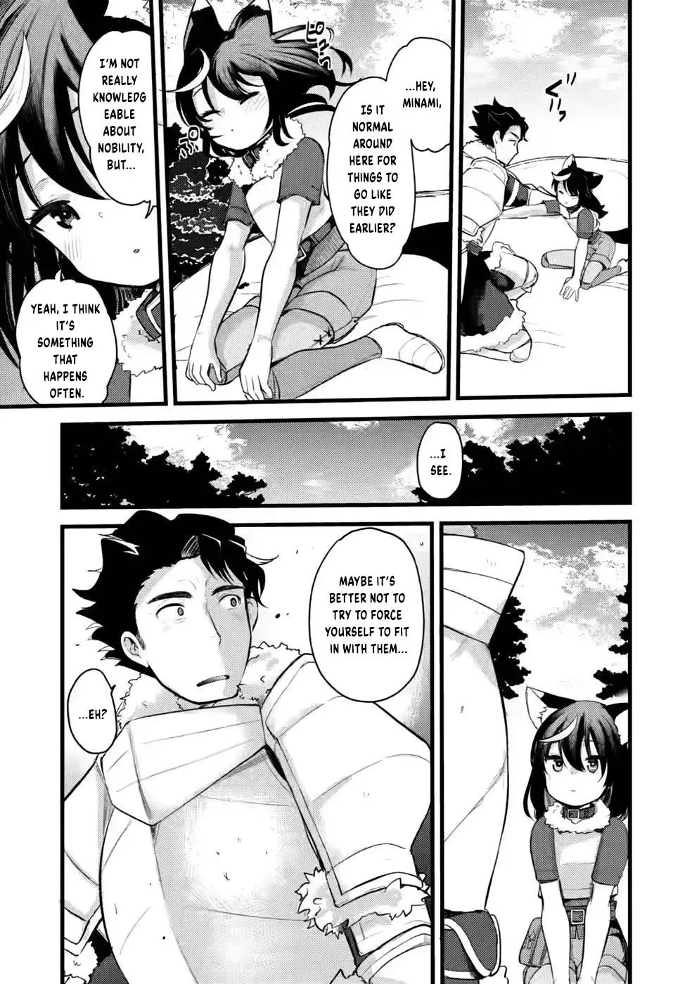 Yuusha ni Narenakatta Sanbaka Trio wa, Kyou mo Otoko Meshi wo Koshiraeru. Chapter 9 page 23 - MangaKakalot